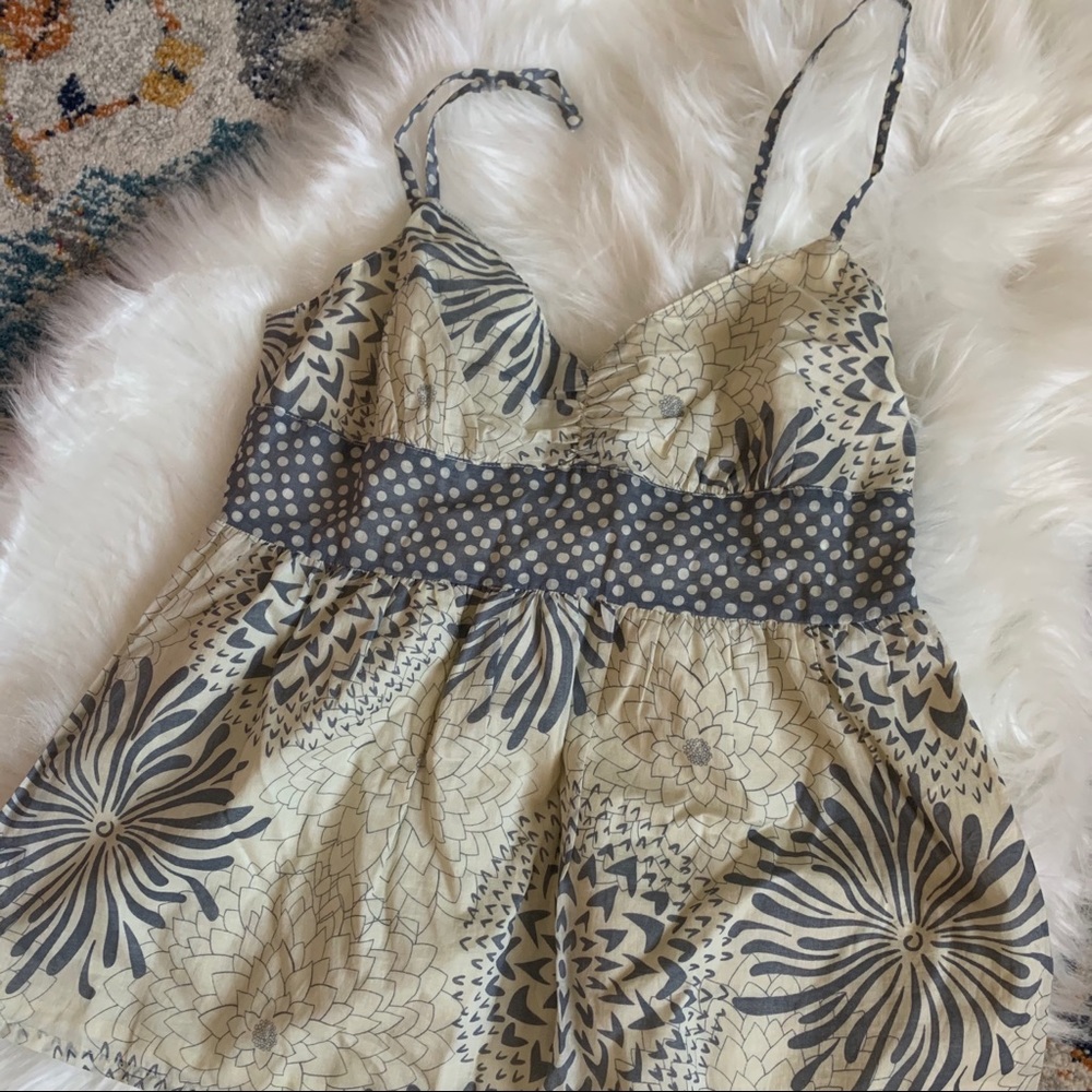 Banana Republic peplum tank top XS